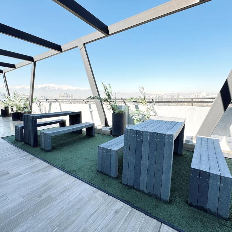 Amplio departamento de una habitación, a pasos del metro Gruta de lourdes - Apartamento de 1 dormitorio - 7