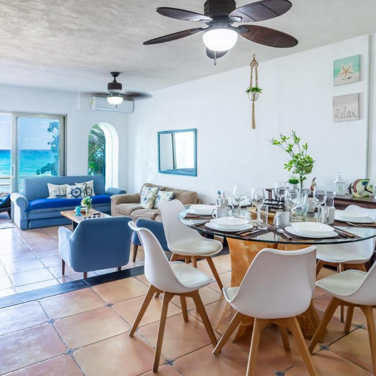 Acceso Directo Playa, Zona Hotelera, Piscina, AC - Two-Bedroom Apartment - 6