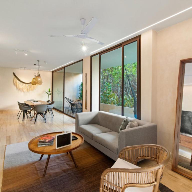 204 Hidden Gem apartment in the heart of Tulum w/ huge private terrace and pool for 6 Pax - Appartement 2 Chambres - 13