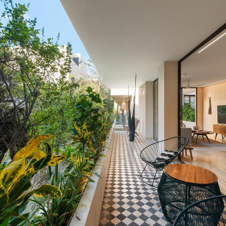 204 Hidden Gem apartment in the heart of Tulum w/ huge private terrace and pool for 6 Pax - Appartement 2 Chambres - 1