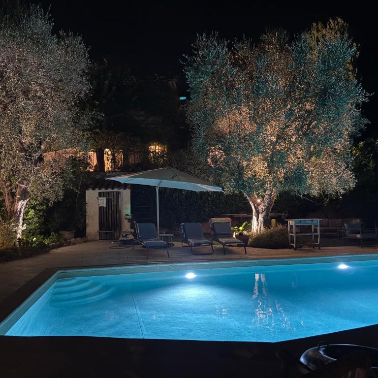 Charming Villa, Sunroof, big pool & olive trees - Villa - 35