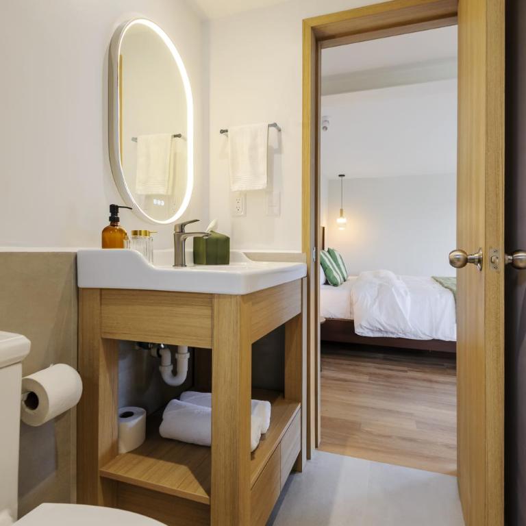 Zaterra, A Tranquil Oasis in Roma Norte - Estudio Deluxe con cama grande - 2