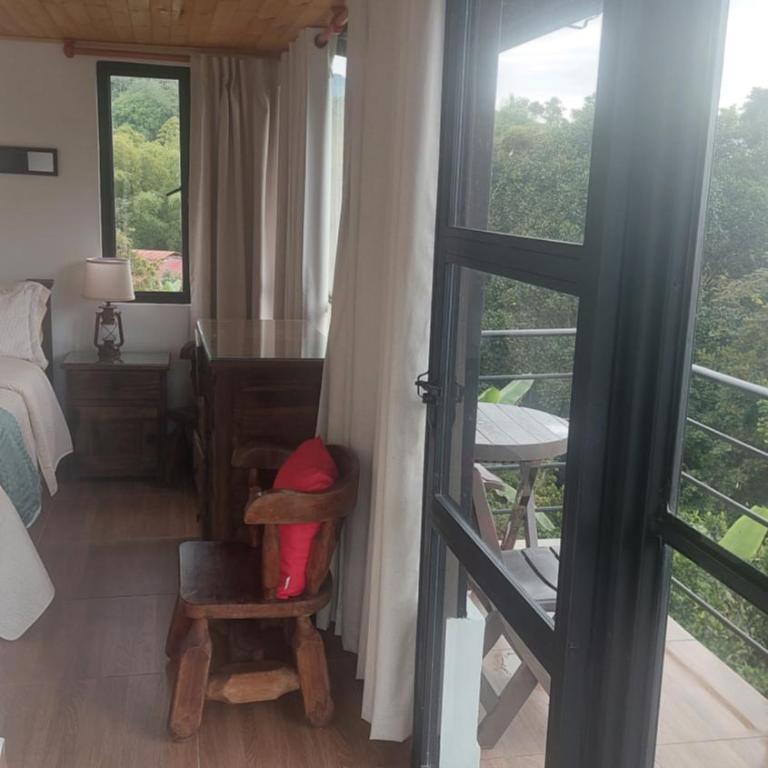 Alojamiento natural rural LOS NOGALES, apartamentos tipo glamping, avistamiento de aves, paisaje cafetero - Apartamento de 1 dormitorio - 15