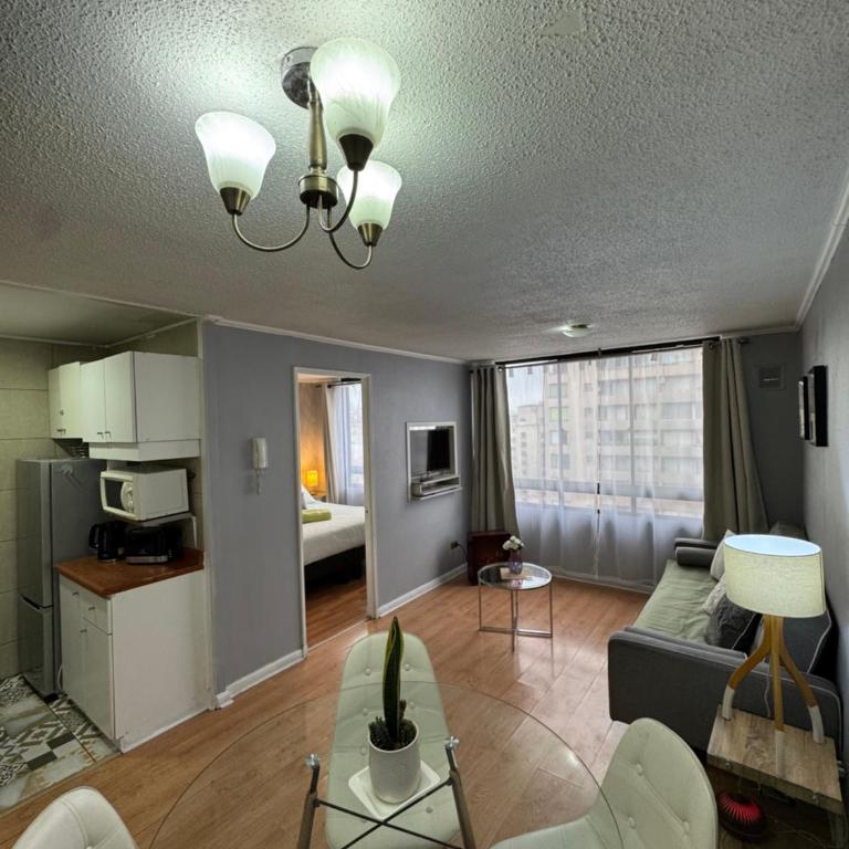 Departamento Santiago Centro Barrio Bellas Artes - One-Bedroom Apartment - 4