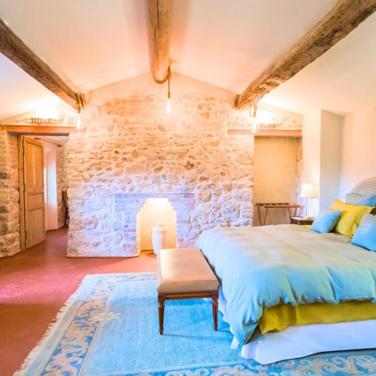 Domaine de la Cascade Parfumée - Habitación con cama extragrande y vistas al jardín - 1