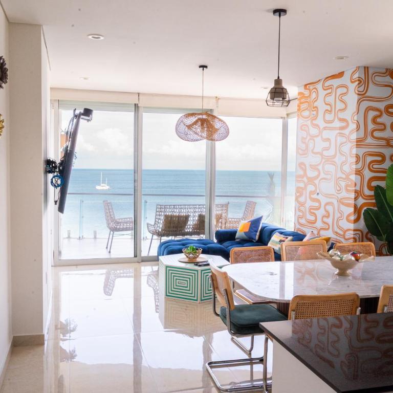 Departamento exclusivo en Mazatlan con alberca y vistas a la playa - Three-Bedroom Apartment - Oceanfront - 1