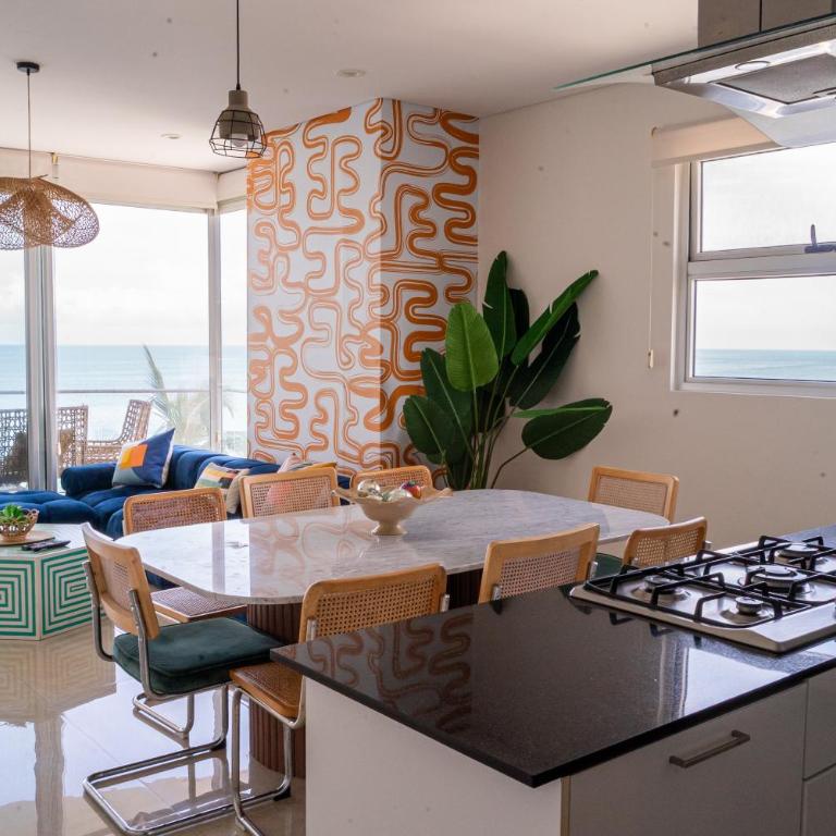 Departamento exclusivo en Mazatlan con alberca y vistas a la playa - Three-Bedroom Apartment - Oceanfront - 25