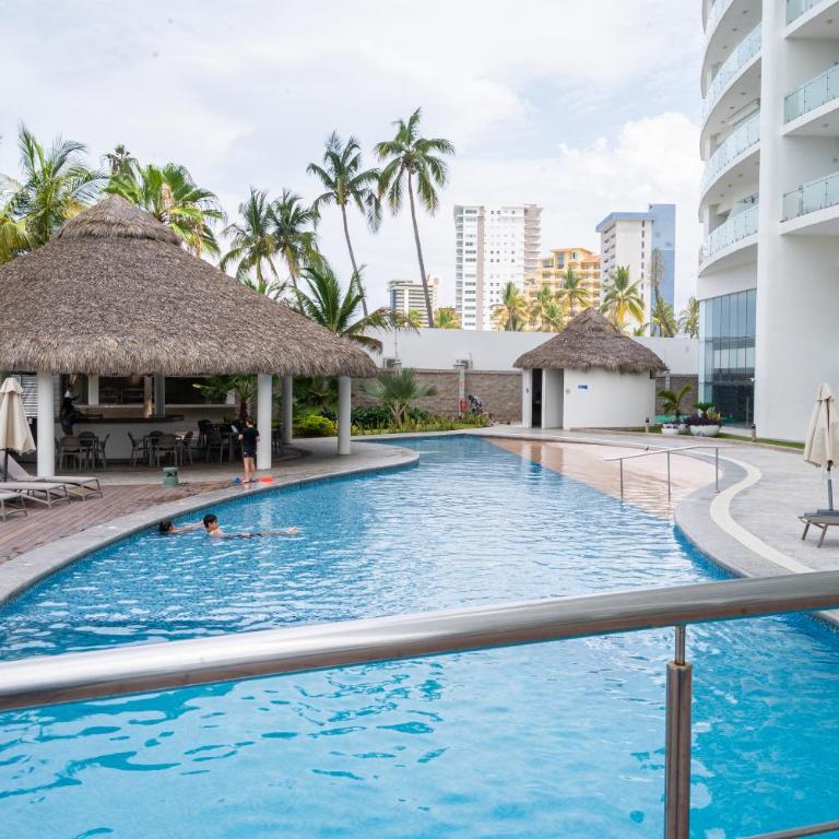Departamento exclusivo en Mazatlan con alberca y vistas a la playa - Three-Bedroom Apartment - Oceanfront - 39