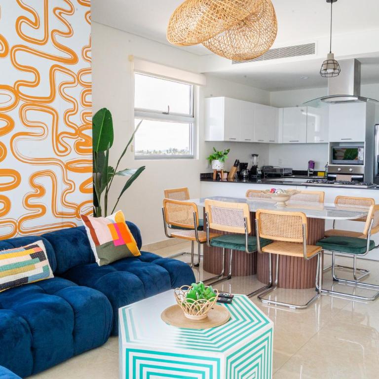 Departamento exclusivo en Mazatlan con alberca y vistas a la playa - Three-Bedroom Apartment - Oceanfront - 5
