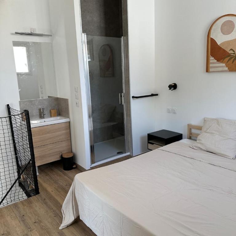 Le Riquet Duplex neuf climatisé au calme - Haus mit 1 Schlafzimmer - 9