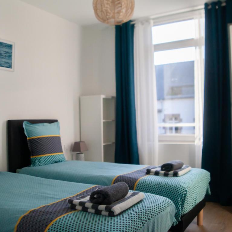 TI AR KALON T3 60M2 Classé 3 Etoiles Hyper Centre Spacieux Lumineux 2 Chambres Plage et tous commerces a pied - Appartamento con 2 Camere da Letto e Vista Città - 14