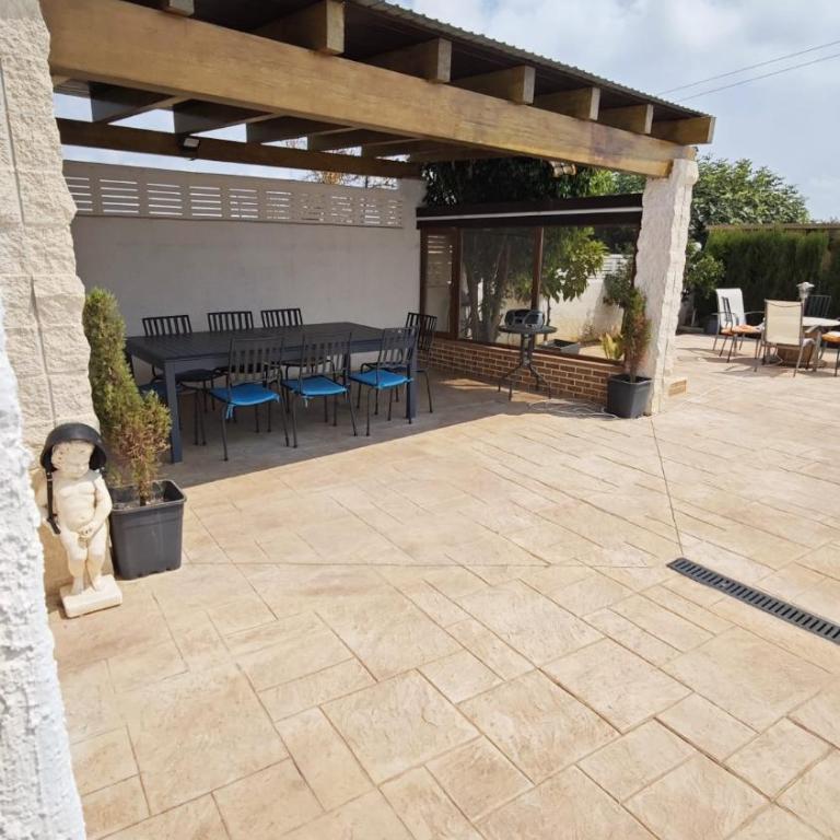 Calpe chalet privado 7 min de la playa piscina wifi parking aire barbacoa grupos - Casa de 4 dormitorios - 56