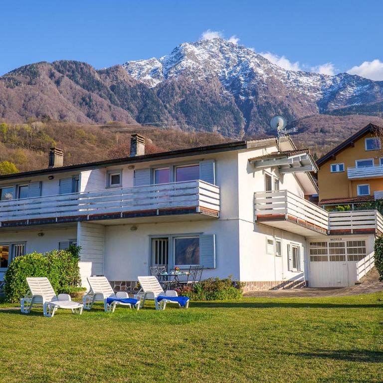 Sole 1 Terrassen Ferienwohnung mit Pool OG - Appartamento con Vista Lago - 25