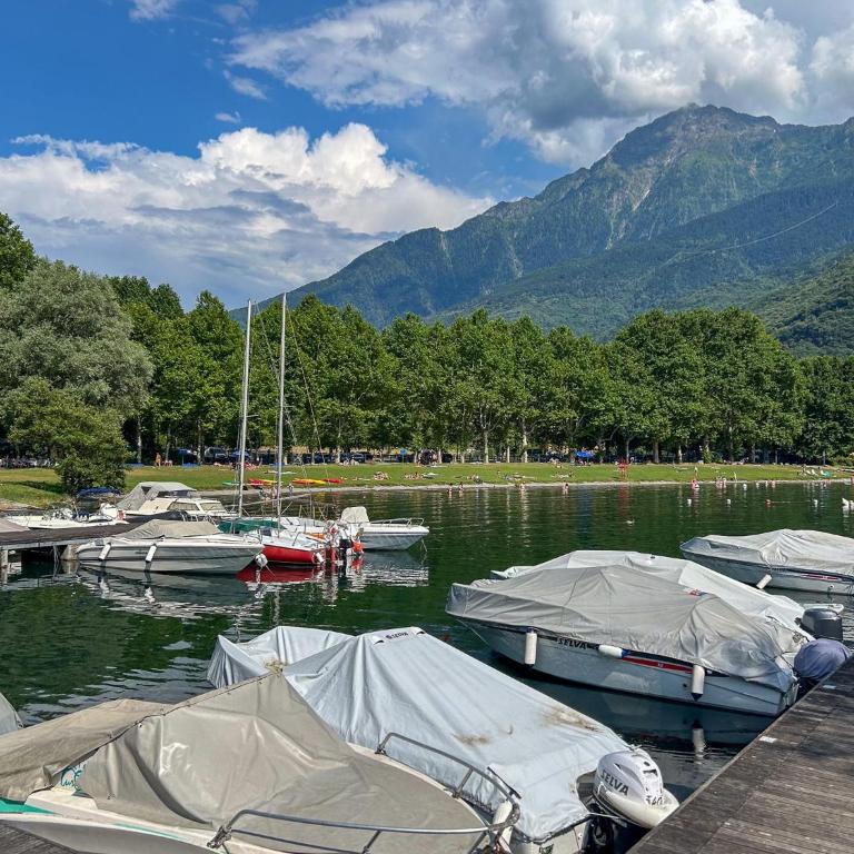 Sole 4 Garten Ferienwohnung mit Pool EG - Appartamento con Vista Lago - 25