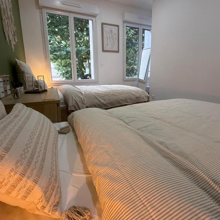 La belle étoile climatisé à 5 min à pieds de la plage - Appartement 2 Chambres - 37
