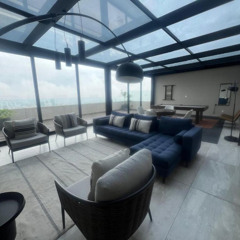 Moderno Depto de lujo en Sta Fe - Apartamento de 2 dormitorios - 9