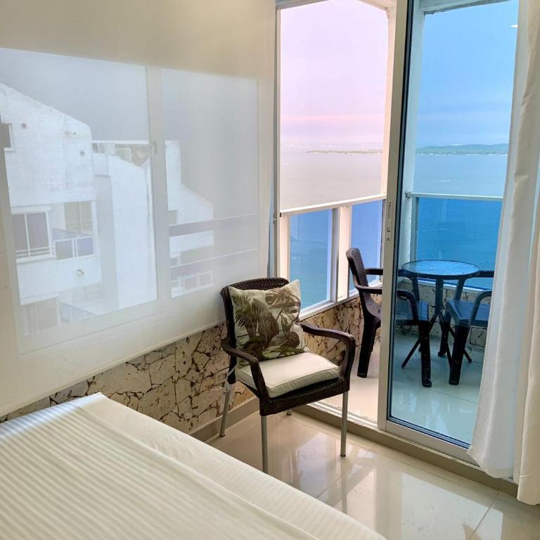 Hospedaje En Cartagena,Clasicos, Nuevo Conquistador, Turismocolombia-fit - Apartamento Deluxe de 2 dormitorios con balcón - 5