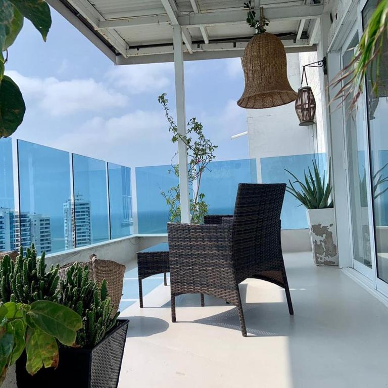 Hospedaje En Cartagena,Clasicos, Nuevo Conquistador, Turismocolombia-fit - Apartamento con vistas al mar - 2