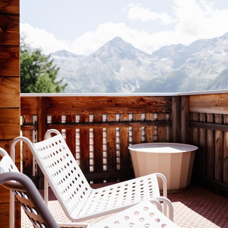 Chalet mit Sauna an der Piste - Apartment mit 3 Schlafzimmern und Bergblick - 65