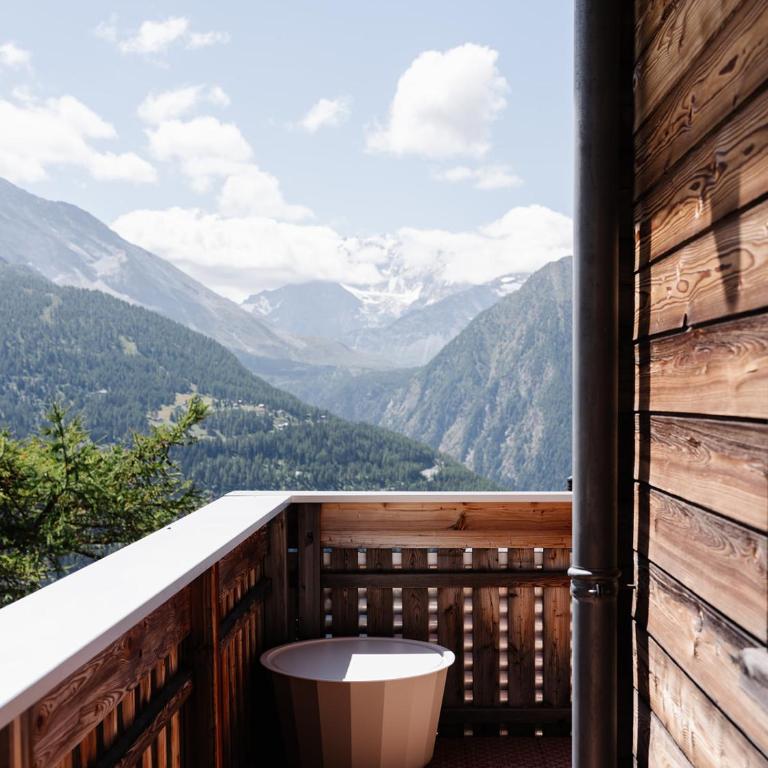 Chalet mit Sauna an der Piste - Apartment mit 3 Schlafzimmern und Bergblick - 62