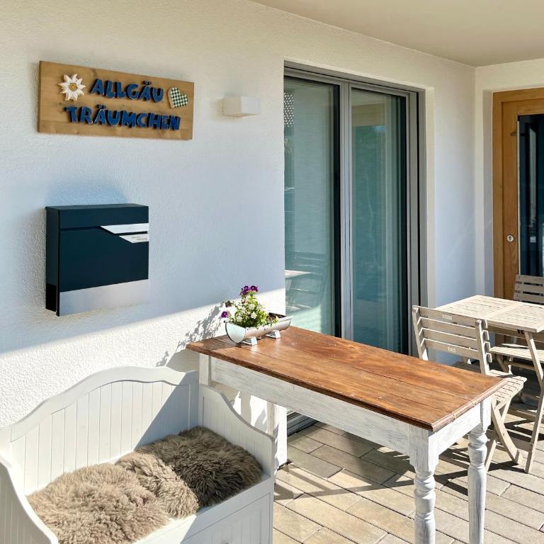 Ferienapartment Allgäuträumchen - modernes Apartment im Allgäu mit Außensitzplatz - Appartamento con Terrazza - 12