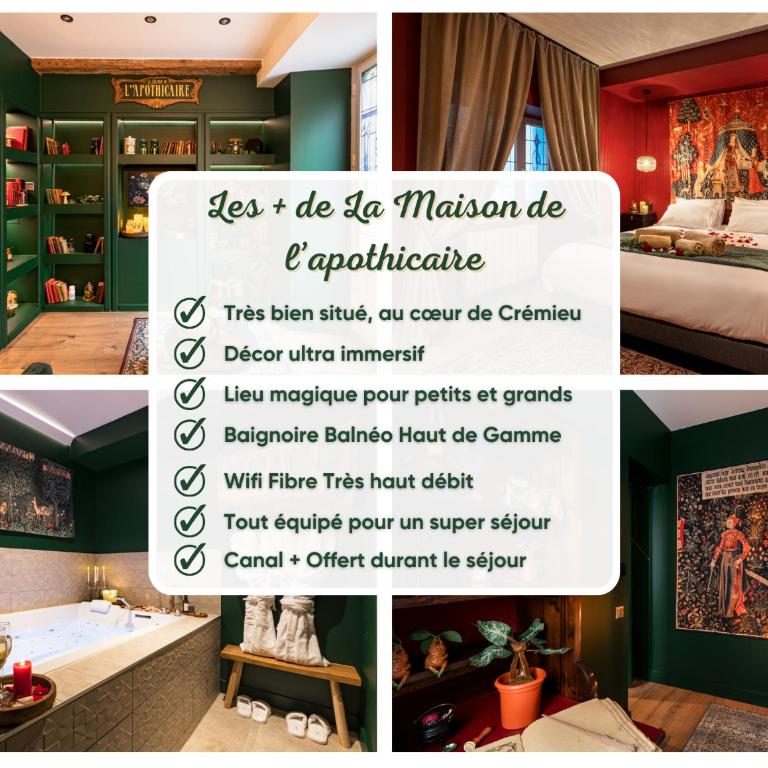 La Maison de l'Apothicaire - Un refuge enchanté avec balnéo en hyper-centre - Appartement 2 Chambres avec Terrasse - 6