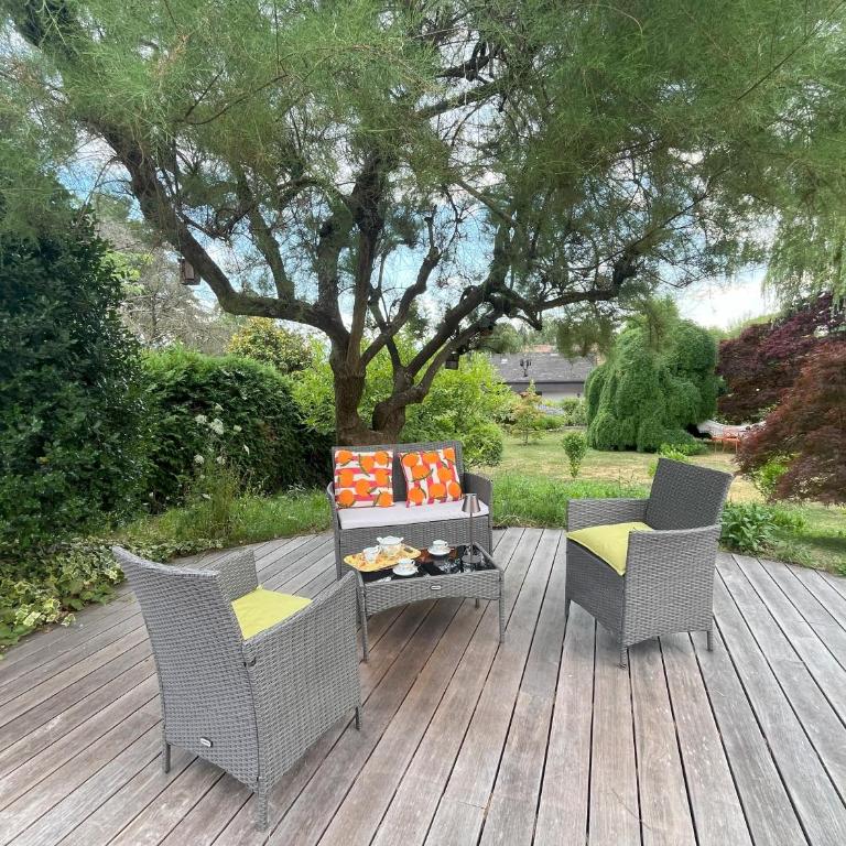Maison de charme avec jacuzzi location 1 ou 2 semaines début juillet 2026 - Villa mit 3 Schlafzimmern - 7