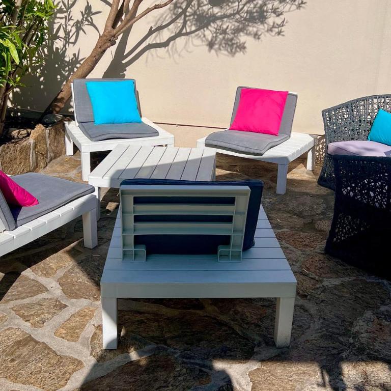 Résidence front de mer - Studio climatisé classé 2 étoiles avec jardin - Monolocale con Vista Giardino - 27
