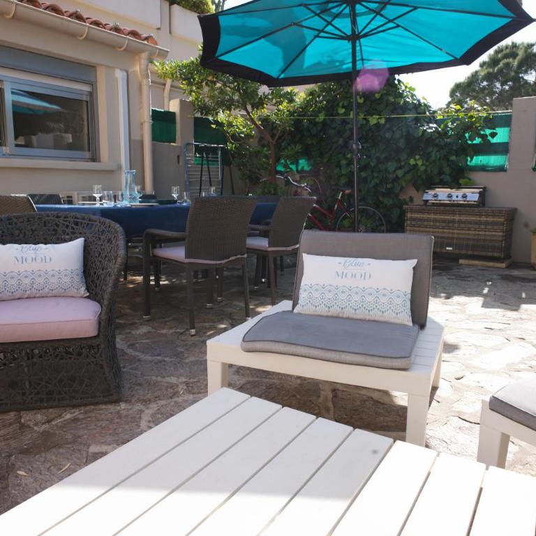 Résidence front de mer - Studio climatisé classé 2 étoiles avec jardin - Monolocale con Vista Giardino - 1