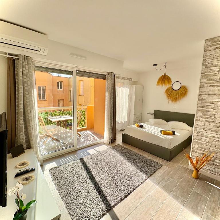 À 200m de Monaco, Studio moderne, Terrasse & Clim - Studio - 5