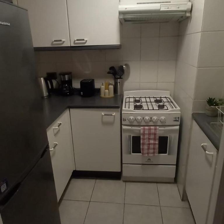 Costanera Center - Las Condes - estacionamiento - Apartamento de 1 Dormitorio con balcón y vistas a la ciudad - 5
