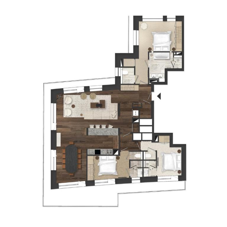 Luxueux appartement 3 suites au cœur de Courchevel 1850 - FR-1-830-18 - Apartamento - 2
