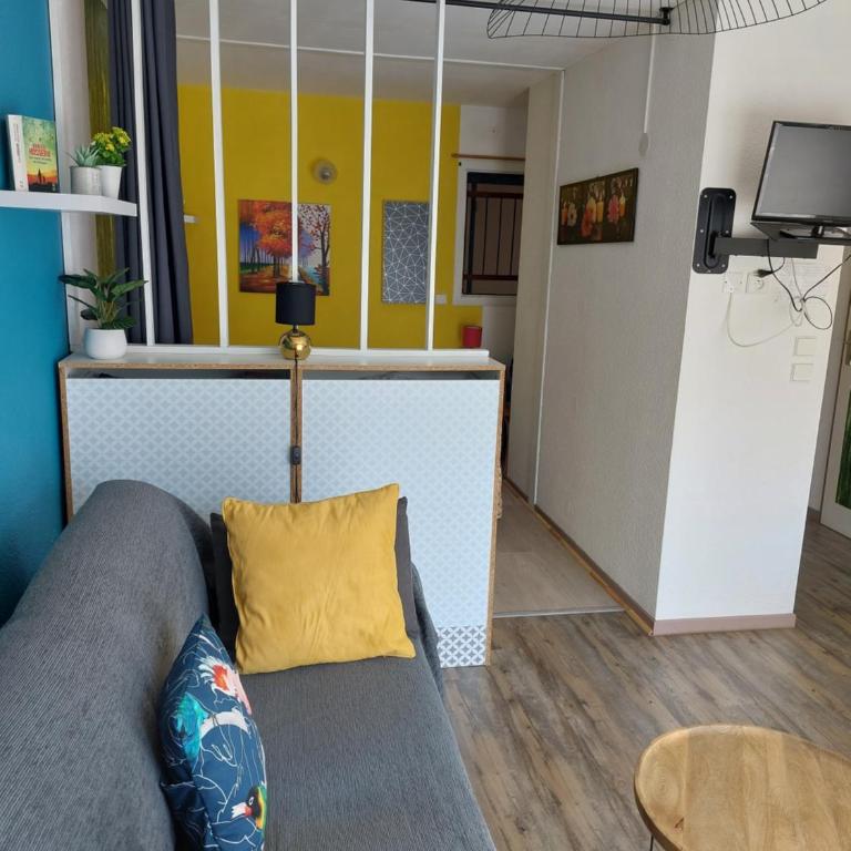 Appartement 2pers, superbe vue montagne, exposé sud, Résidence très calme, parking, 5mns à pied du centre - Appartement 1 Chambre - 23