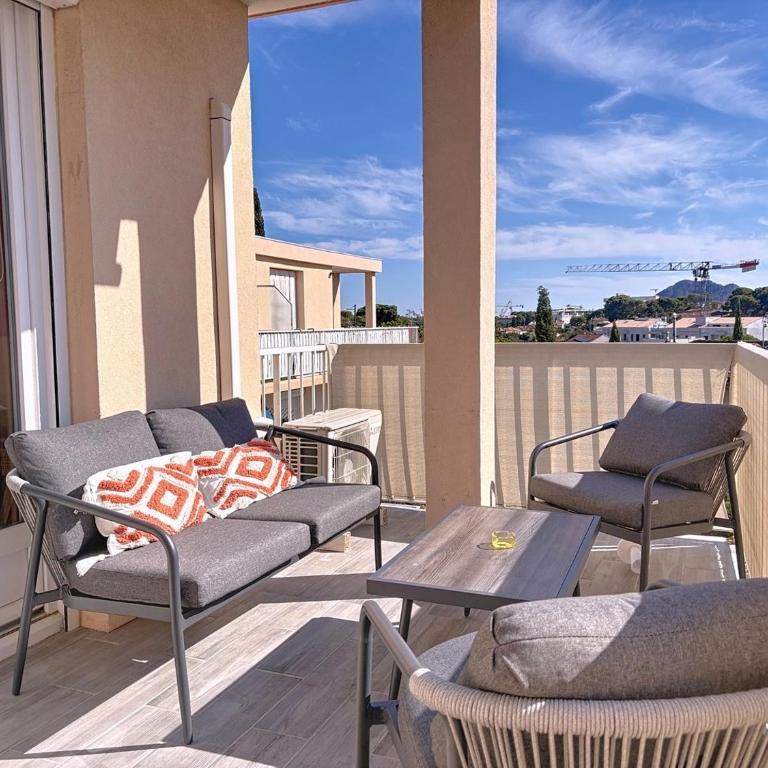 Karibou La Ciotat 2 ch 4 pers Netflix terrasse parking by Lc13 - Apartment mit 2 Schlafzimmern - 8