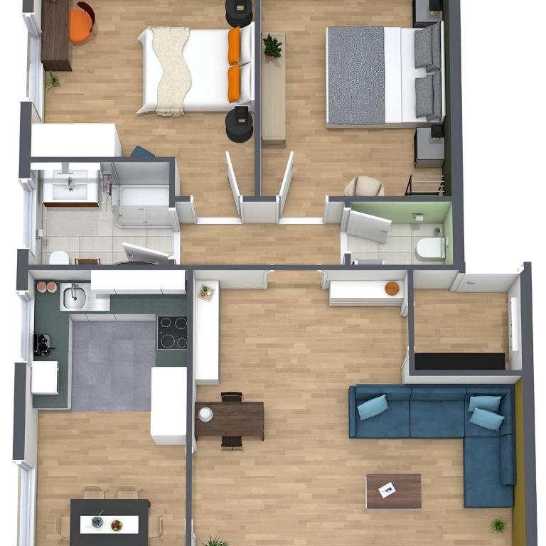 maia garden - apartment & private garden - Appartamento Superior con 2 Camere da Letto - 29
