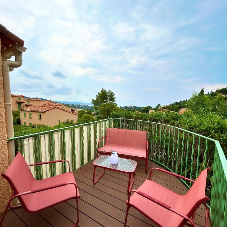 Joli Mazet, piscine, vue mer - Two-Bedroom Apartment - 5