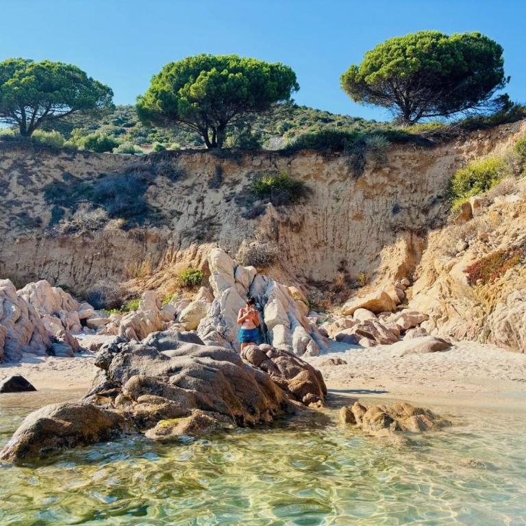 Appartement de luxe type 4 Eden Suite Sanguinaires vue mer avec piscine chauffée résidence Ajaccio - Apartment mit 3 Schlafzimmern - 57