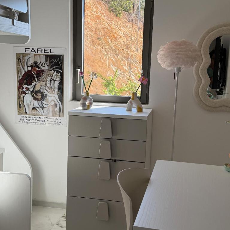 Appartement de luxe type 4 Eden Suite Sanguinaires vue mer avec piscine chauffée résidence Ajaccio - Apartment mit 3 Schlafzimmern - 51
