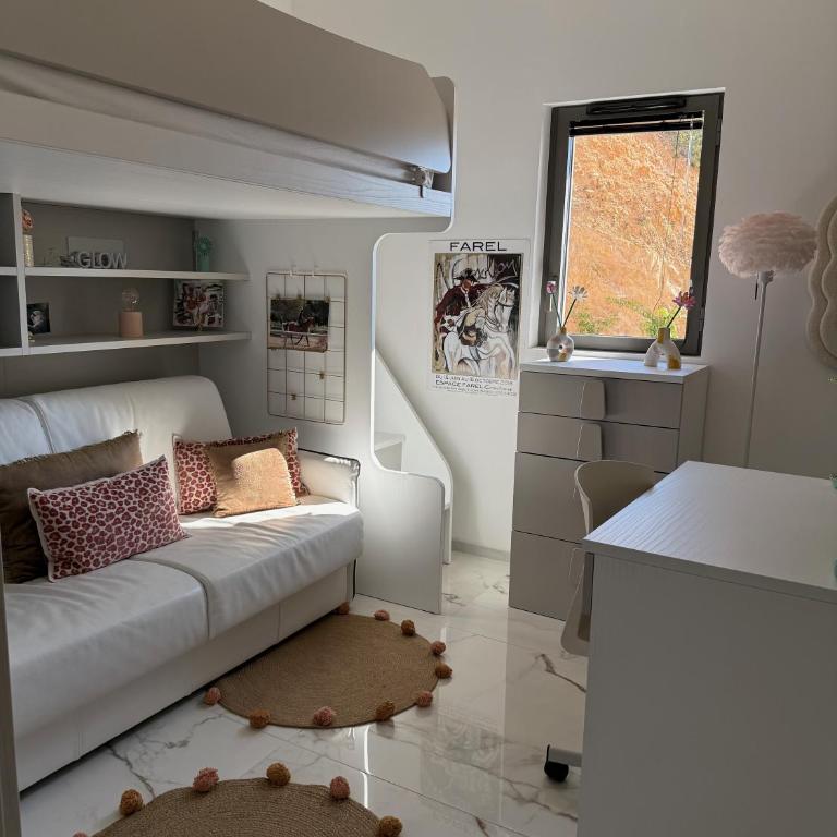 Appartement de luxe type 4 Eden Suite Sanguinaires vue mer avec piscine chauffée résidence Ajaccio - Apartment mit 3 Schlafzimmern - 45