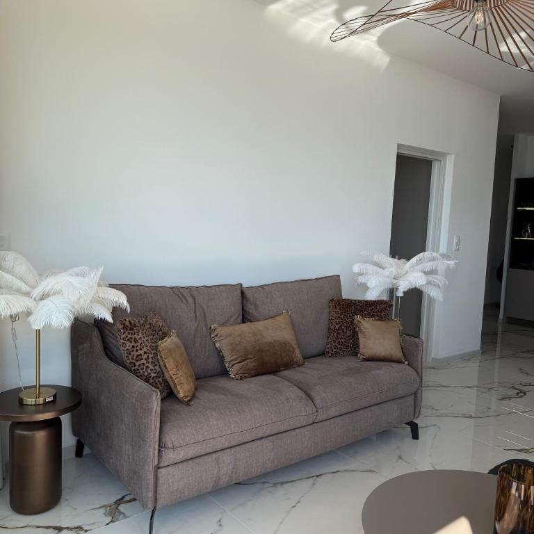 Appartement de luxe type 4 Eden Suite Sanguinaires vue mer avec piscine chauffée résidence Ajaccio - Apartment mit 3 Schlafzimmern - 34