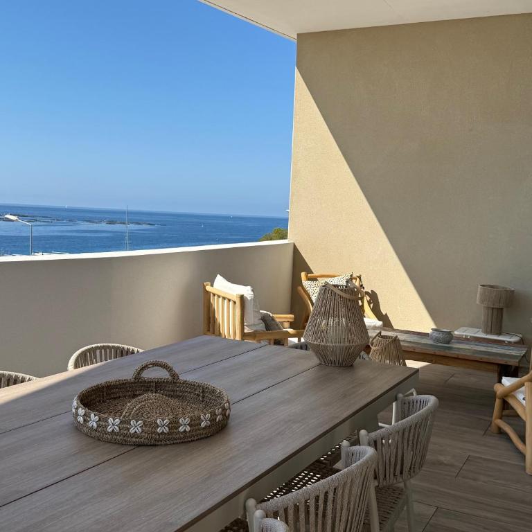 Appartement de luxe type 4 Eden Suite Sanguinaires vue mer avec piscine chauffée résidence Ajaccio - Apartment mit 3 Schlafzimmern - 33