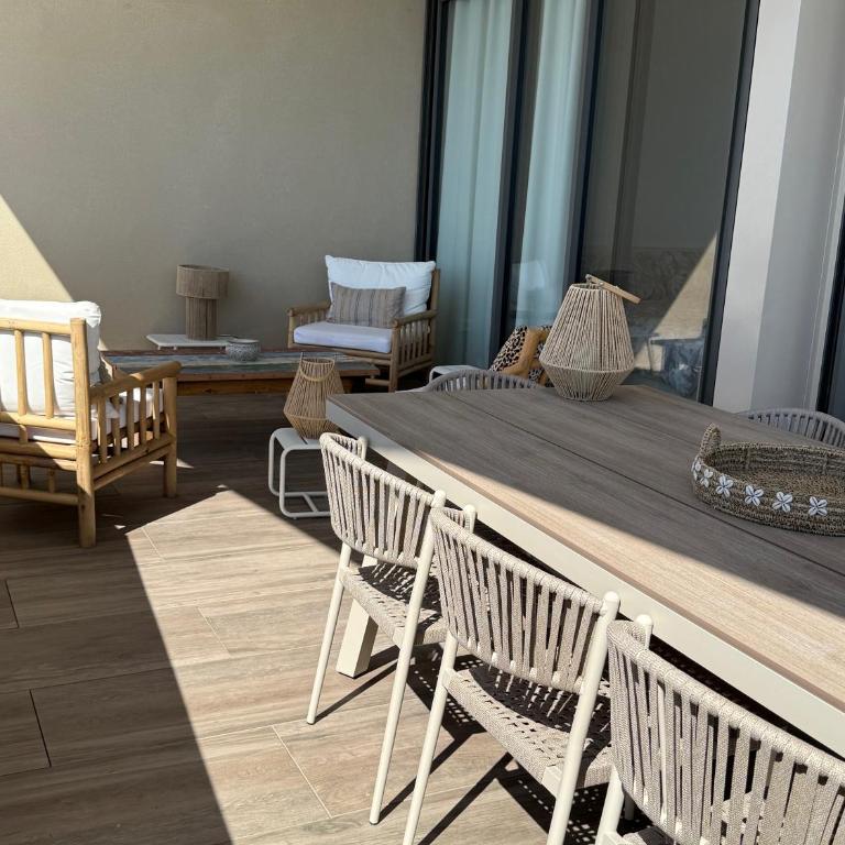 Appartement de luxe type 4 Eden Suite Sanguinaires vue mer avec piscine chauffée résidence Ajaccio - Apartment mit 3 Schlafzimmern - 32