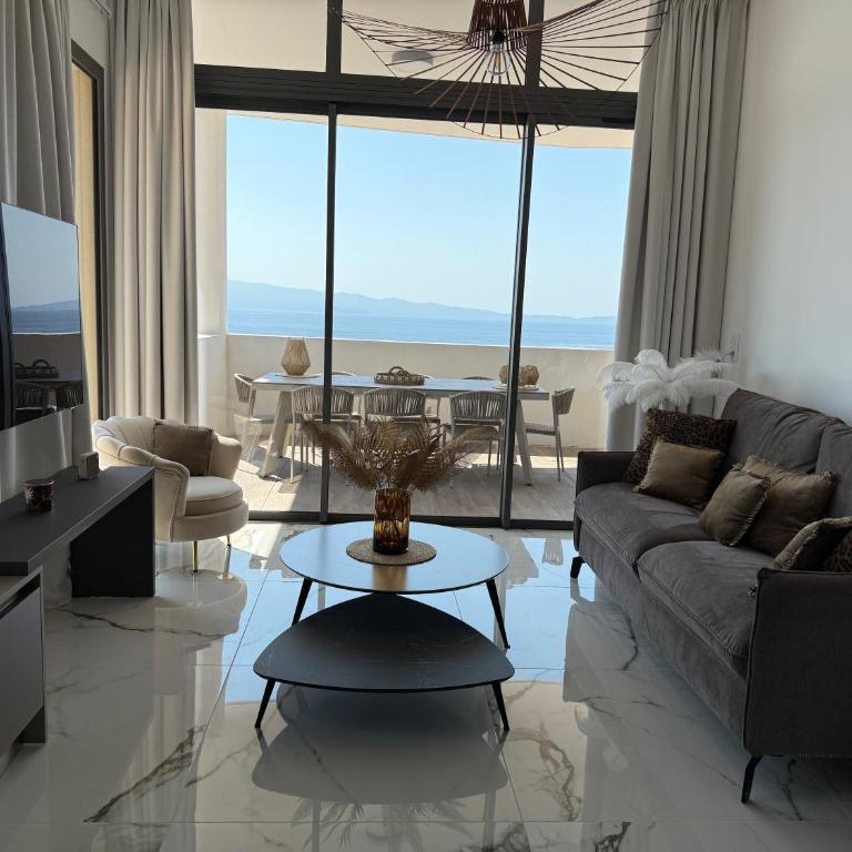 Appartement de luxe type 4 Eden Suite Sanguinaires vue mer avec piscine chauffée résidence Ajaccio - Apartment mit 3 Schlafzimmern - 14
