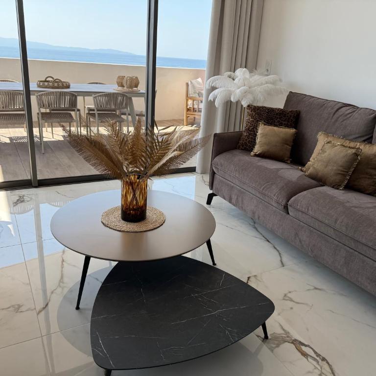 Appartement de luxe type 4 Eden Suite Sanguinaires vue mer avec piscine chauffée résidence Ajaccio - Apartment mit 3 Schlafzimmern - 13