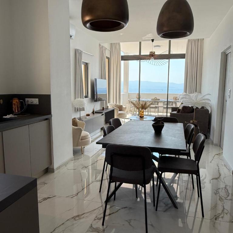 Appartement de luxe type 4 Eden Suite Sanguinaires vue mer avec piscine chauffée résidence Ajaccio - Apartment mit 3 Schlafzimmern - 12