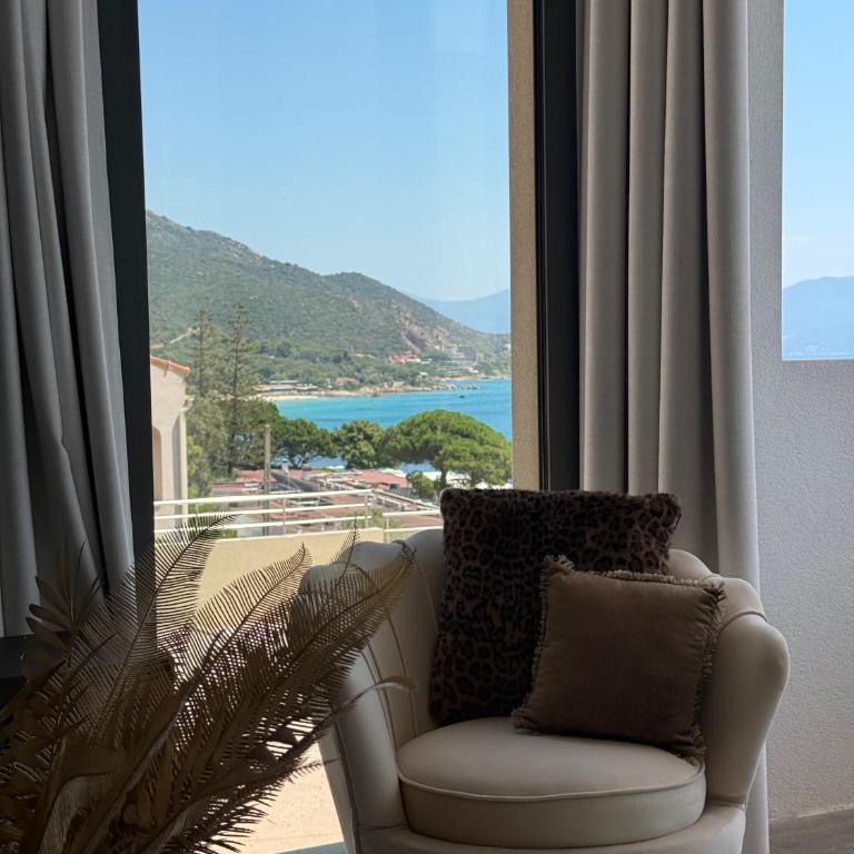 Appartement de luxe type 4 Eden Suite Sanguinaires vue mer avec piscine chauffée résidence Ajaccio - Apartment mit 3 Schlafzimmern - 3