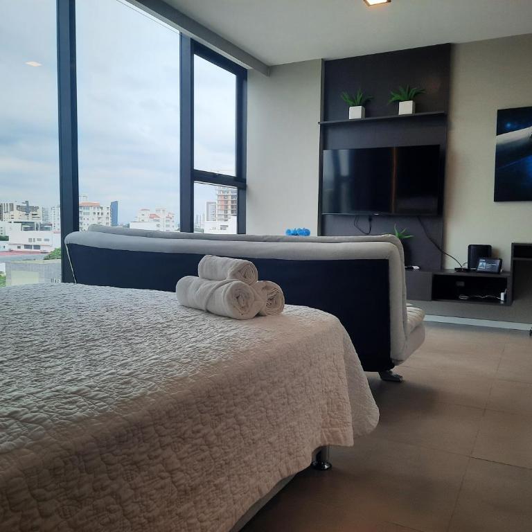 Hermoso Studio Plus Tecnológico 708 Nanotec Zona Equipetrol Av San Martin - One-Bedroom Apartment - 14