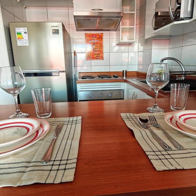Refugio Bellavista vista al Costanera y los Andes - Deluxe One-Bedroom Apartment with City View - 9