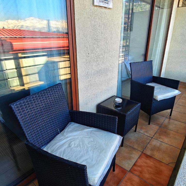 Refugio Bellavista vista al Costanera y los Andes - Deluxe One-Bedroom Apartment with City View - 15