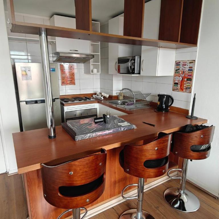 Refugio Bellavista vista al Costanera y los Andes - Deluxe One-Bedroom Apartment with City View - 10